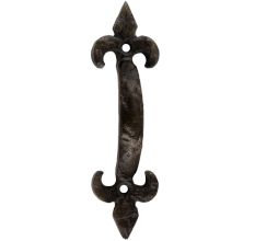 Antique Fleur De Lis Small Metal Cabinet Handles