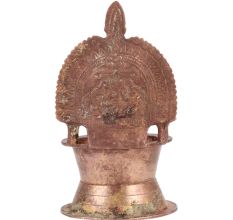 Brass Gajalakshmi Kamakshmi Oil Lamp Diya