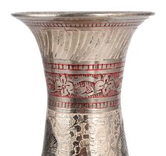 Brass Peacock Decorative Flower Vase In Pair