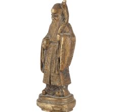 Brass Statue Of Shou Lou God of Longevity