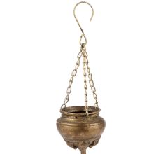 Brass Nandi Pot Dripping Milk to Abhishek Shiva Linga Statue