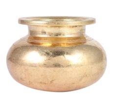 Golden Brass Round Shape Lota Or Water Pot