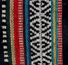 Woven Multicolored Clutch Purse