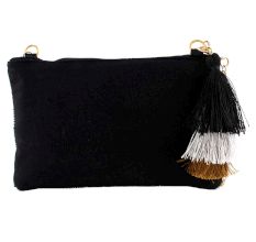 Vintage Black And Golden Evening Bag