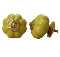 Solid Yellow Melon Knob