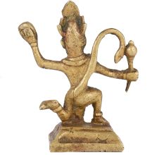 Brass Hanuman Statue With Gada