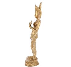 Golden Brass Tara Dei Statue