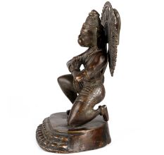Brass Lord Hanuman Statue In Namaskara Pose