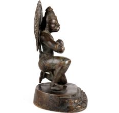 Brass Lord Hanuman Statue In Namaskara Pose