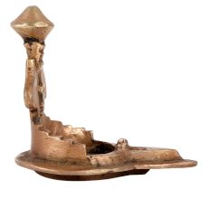 Brass Abstract Ganesha Idol Diya