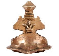 Brass Abstract Ganesha Idol Diya