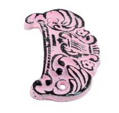 Pink Distressed Vase D Pull Iron Handle