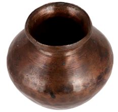 Brass Pot With Hand Hammered Design