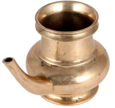 Golden Brass Kindi From South India