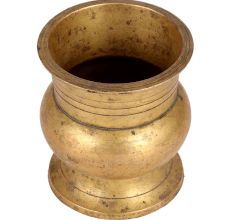 Brass Urn Planter with Rope Trim