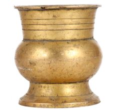 Brass Urn Planter with Rope Trim