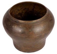 Brass Round Shaped Planter Pot