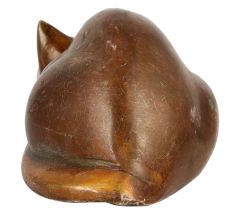 Brass Sitting Cat Statue