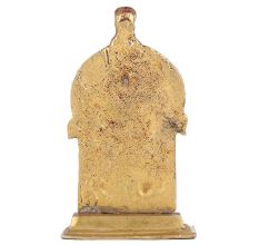 Brass Veerbhadra Hindu God Plaque Wall  Art