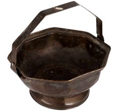 Brass Puja Flower Basket With Handle