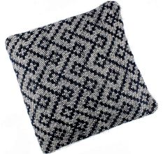 Black Grey Geometric Cushion Cover