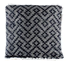 Black Grey Geometric Cushion Cover