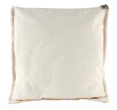 Yellow Plaid Square Decorative Throw Cushion Cover