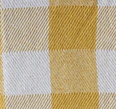Yellow Plaid Square Decorative Throw Cushion Cover