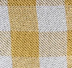 Sunshine Yellow Checks Cotton Cushion Cover
