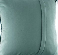 Blue MacramÃ© Pillow Cover