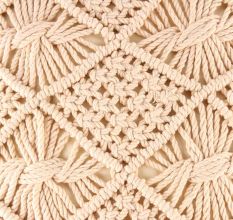 Macrame Party Stuff Knitted Cushion Cover