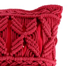 Hand-woven Macrame Cushion Cover