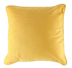 Yellow Cotton Solid Cushion Cover