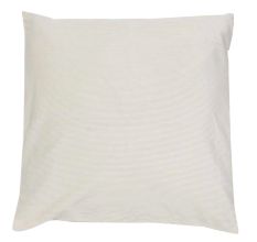 White Ribbed Cushion Cover