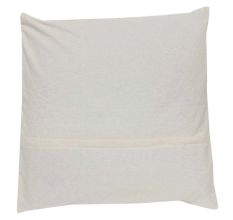 White Ribbed Cushion Cover