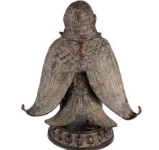 Brass Garuda Nepalese Art Statue In Black Finish