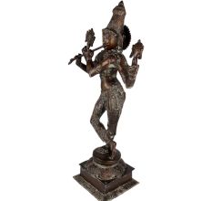 Brass Krishna Statue With Four Arms