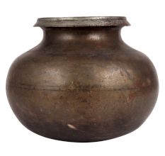 Round Brass Water Pot Kitchen Utensil