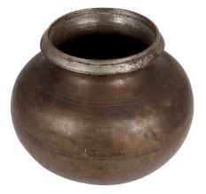 Round Brass Water Pot Kitchen Utensil