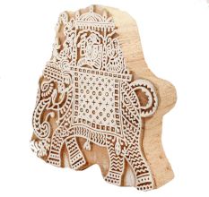 Set Of 1 Piece New Wooden Printing Block