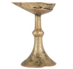 Oil Lamp Small Vintage In Brass