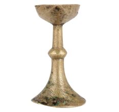 Oil Lamp Small Vintage In Brass