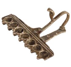 Vintage Arti Lamp 7 Jyots With Cobra Handle
