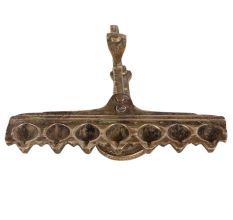Vintage Arti Lamp 7 Jyots With Cobra Handle