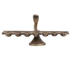 Vintage Arti Lamp 7 Jyots With Cobra Handle