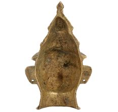 Shiva Face In Brass