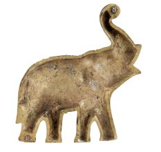 Vintage Elephant In Brass