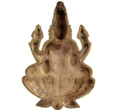 Vintage Laxmi Statue In Brass