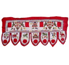 Red Toran Door Hanging