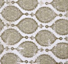 Abstract Grey Patterend Leaf Cotton Bedsheet with 2 Pillow Covers